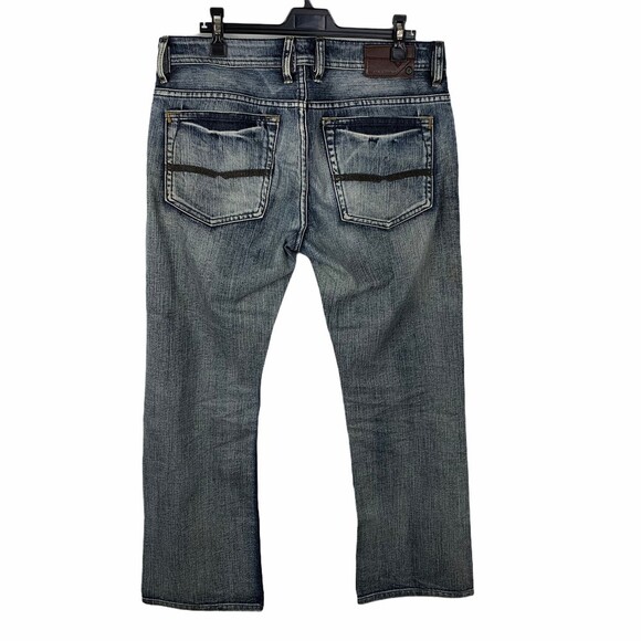 Buffalo Jeans Stonewashed Men Size 32 Sand Blast 100% Cotton - Picture 3 of 8